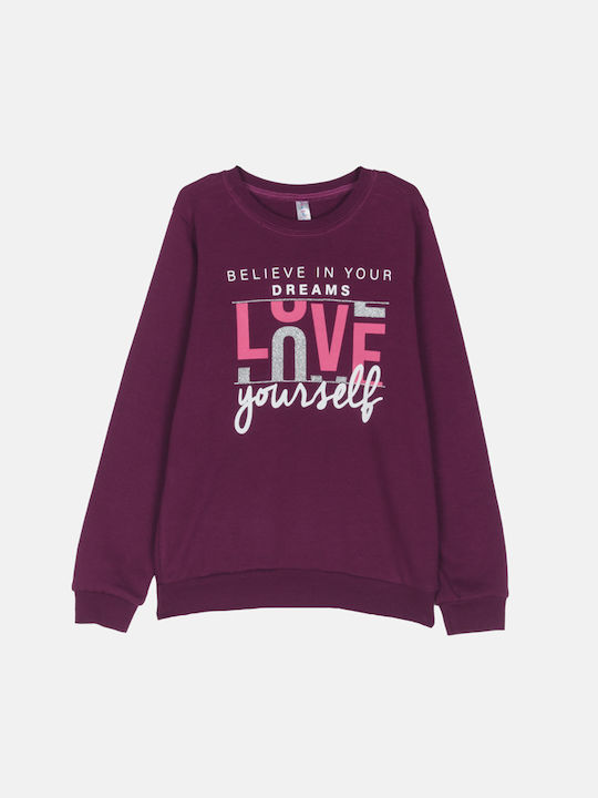 Joyce Pijama pentru copii purple Love Yourself