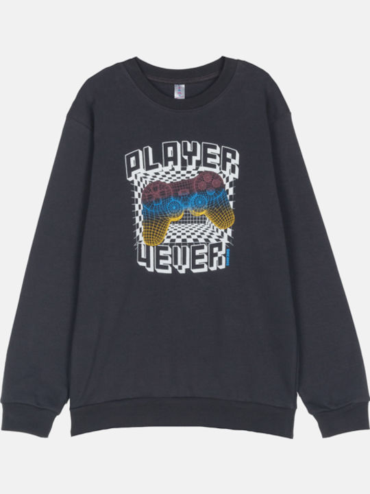 Joyce Kids' Pajamas Winter Charcoal grey Player