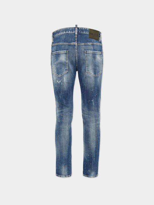 Dsquared2 Men's Jeans Pants in Skinny Fit Open