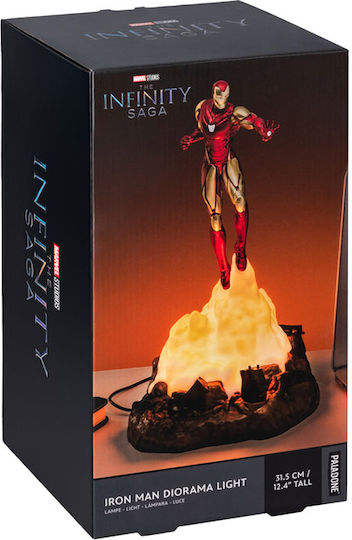 Paladone Marvel Iron Man Marvel Iron Man Diorama Lamp 18cm Figure 31.5cm