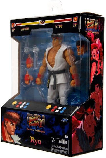 Jada Toys Street Fighter II: Ryu Φιγούρα Δράσης ύψους 15εκ. σε Κλίμακα 1:12