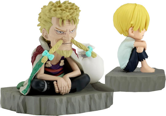 One Piece World Collectable Stories Sanji & Zeff Figure 6cm