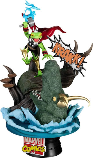 Beast Kingdom Marvel Comics Throg D-Stage Figur Sammlerstück 15cm
