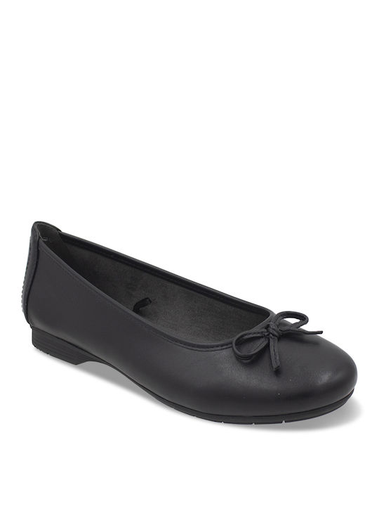 Jana Damen Ballerinas in Schwarz Farbe