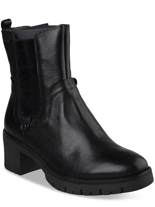 Tamaris Women's Chelsea Boots with High Heel Black