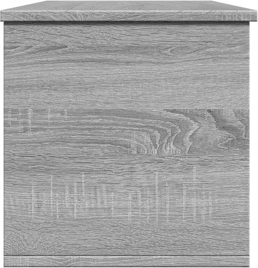 vidaXL Wooden Decorative Trunk Gray 102x35x35cm