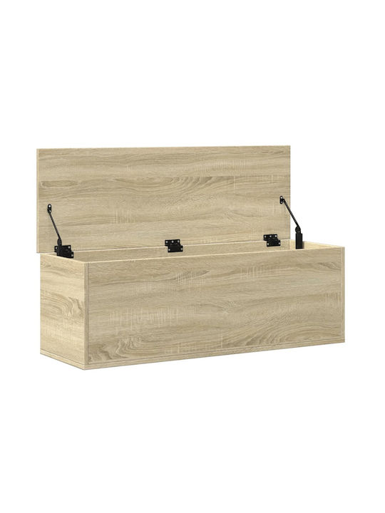 vidaXL Dekorative Truhe Hölzernes Braun 102x35x35cm
