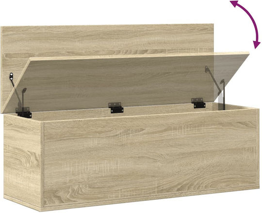 vidaXL Dekorative Truhe Hölzernes Braun 102x35x35cm