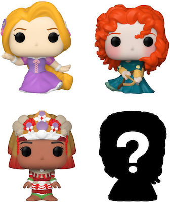 Funko Pop! Disney: Rapunzel, Merida, Moana & Mystery Chase