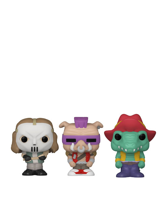 Funko Bitty Pop! Filme: Teenage Mutant Ninja Turtles - Leonardo, Michelangelo, April O'neil & Mystery Chase 4Stück