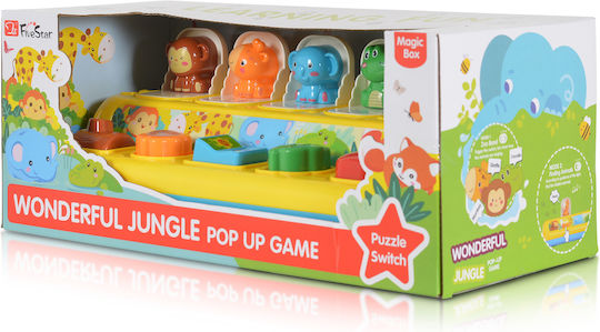 Moni Baby Toy Popup Game Jungle 35165 with Sounds for 12++ Months
