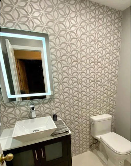Saloni Ceramica Fliese Boden / Wand Innenbereich 90x30cm Weiß