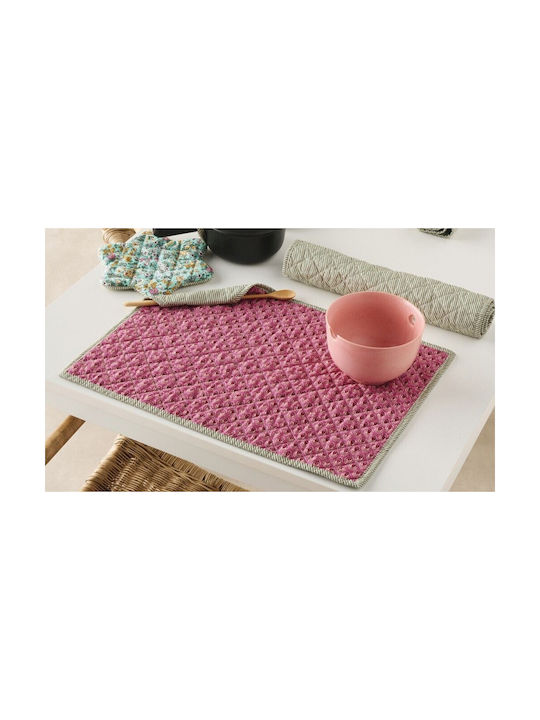 Kentia Loft Fusion Σουπλά Ροζ 50x35cm 2τμχ