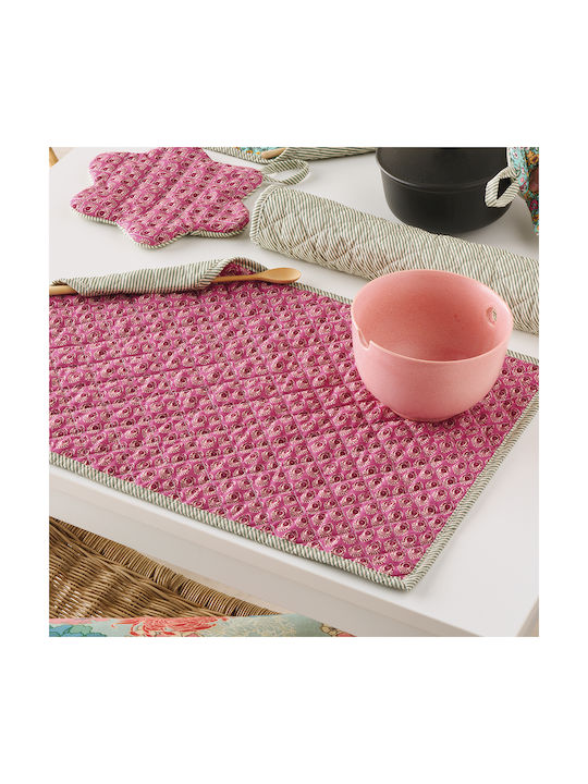 Kentia Loft Fusion Σουπλά Ροζ 50x35cm 2τμχ