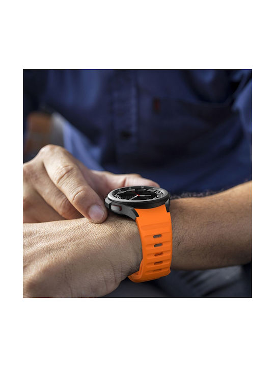 Tech-Protect Каишка Силикон с Pin Оранжев (Galaxy Watch 4/5/5 Pro/6/7/FE, Tech-Protect)