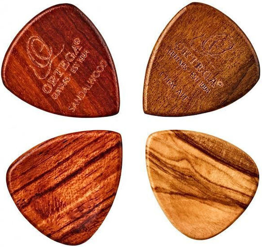 Ortega Picks Guitar Thickness 2.5mm Set 4pcs