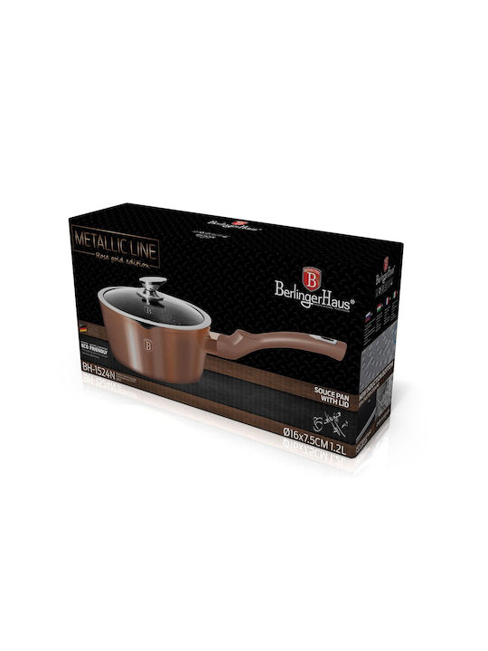 Berlinger Haus Metallic Line made of Aluminum 1.2lt / 16cm Rose Gold Collection