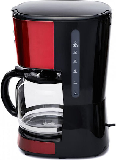 Heinner Καφετιέρα Φίλτρου 900W Red
