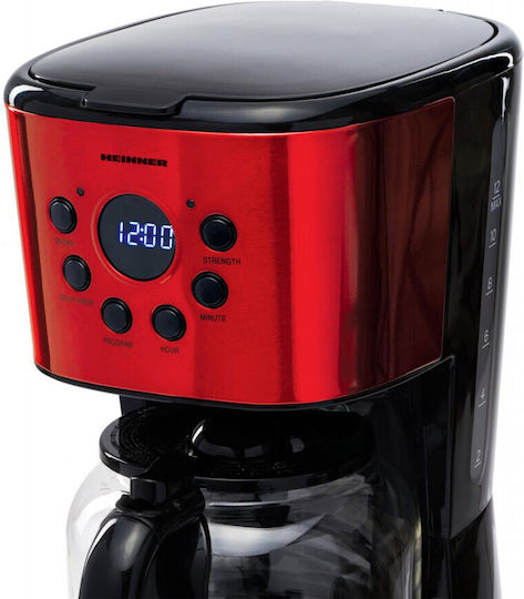 Heinner Καφετιέρα Φίλτρου 900W Red