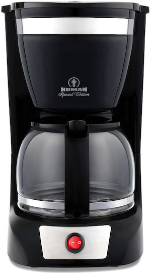 Human HU2005 Special Edition 1095 Филтър кафе машина 800W Черно