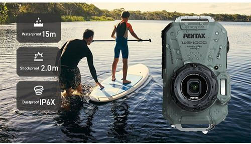 Pentax WG-1000 Cameră Foto Compactă 16MP Zoom Optic 4x Verde