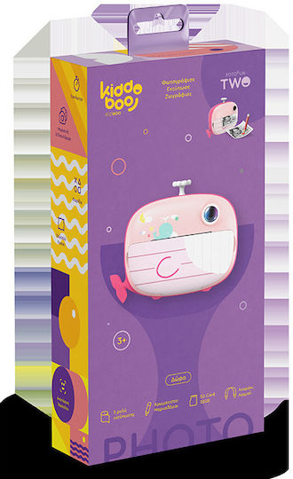 Kiddoboo FotoFun 2 Whale Compact Φωτογραφική Μηχανή Ροζ
