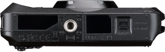 Ricoh Pentax WG-8 Compact Φωτογραφική Μηχανή 20MP Οπτικού Ζουμ 5x με Οθόνη 3" και Ανάλυση Video Full HD (1080p) Μαύρη