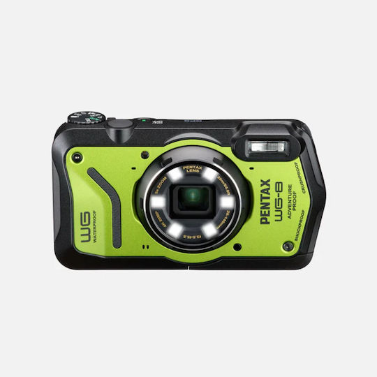 Ricoh Pentax WG-8 Compact Camera 20MP Full HD (1080p) Optical Zoom 5x Green