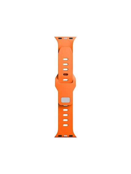3MK Armband Silikon mit Pin Orange (Apple Watch 44/45/46mm/Ultra 49mm)