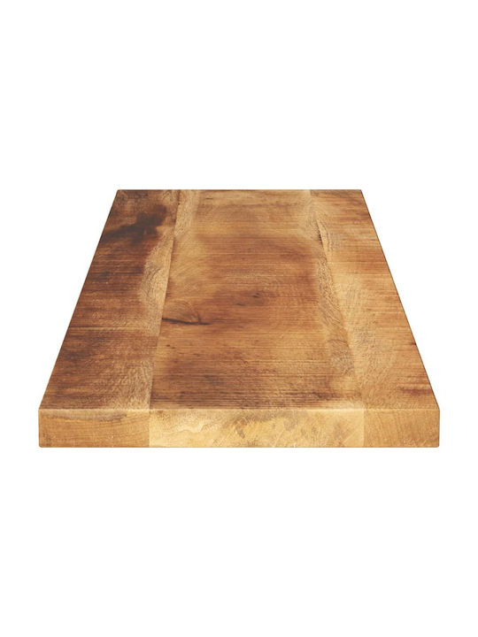 vidaXL Правоъгълена Повърхност на масата Масивно дърво Mango - Brown 110x30x2.5см 371298 1бр