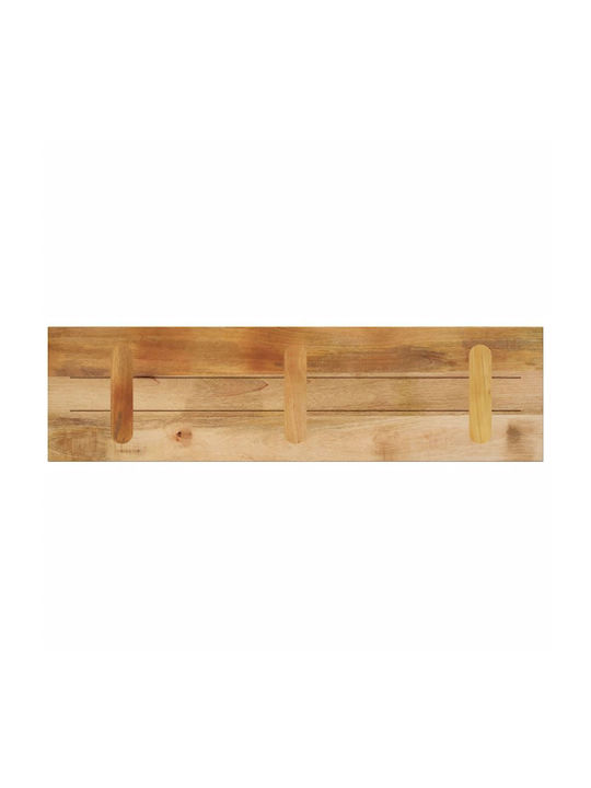 vidaXL Правоъгълена Повърхност на масата Масивно дърво Mango - Brown 110x30x2.5см 371298 1бр