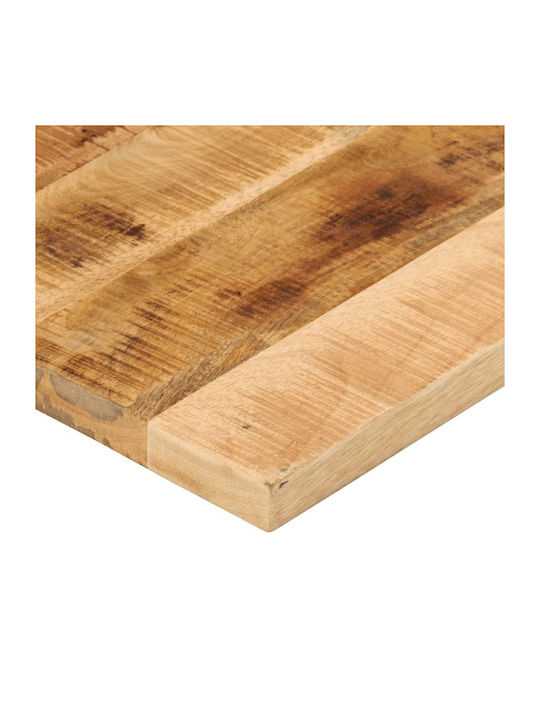 vidaXL Правоъгълена Повърхност на масата Масивно дърво Mango - Brown 60x50x3.8см 371392 1бр
