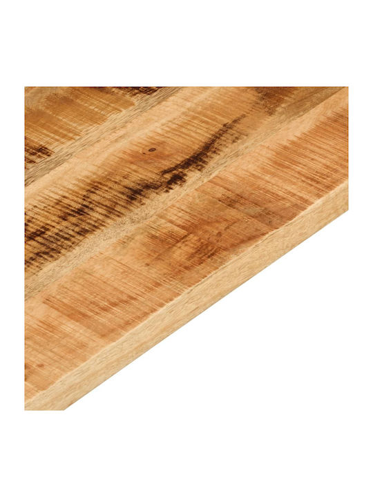 vidaXL Rectangular Table Surface made of Solid Wood Mango - Brown 110x40x2.5cm 371310 1pcs
