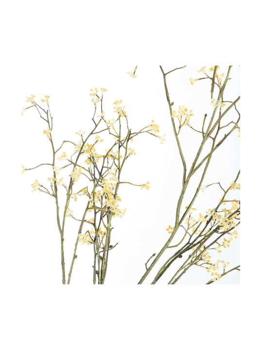 Silk-ka Artificial Decorative Branch Yellow 143cm 1pcs