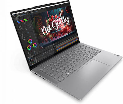 Lenovo Yoga Pro 7 14IMH9 14.5" OLED Ecran tactil 120Hz (Ultra 7-155H/16GB/1TB SSD/GeForce RTX 4050/W11 Home) Luna Grey (Tastatură GR)