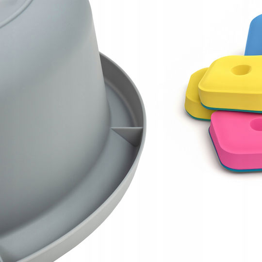 Kadax Lavoar Rotund Capacitate 2lt Gri