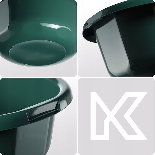 Kadax Basin Round Capacity 15lt Green