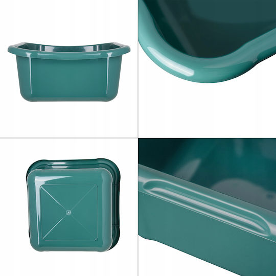 Kadax Basin Square Capacity 8lt Green