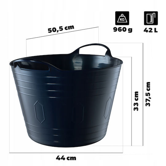 Kadax Λεκάνη Χωρητικότητας 42lt Μπλε