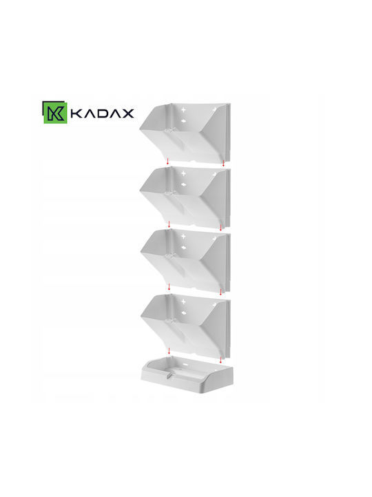 Kadax Γλάστρα Πλαστική Λευκή Kadax Γλάστρα Πλαστική Λευκή