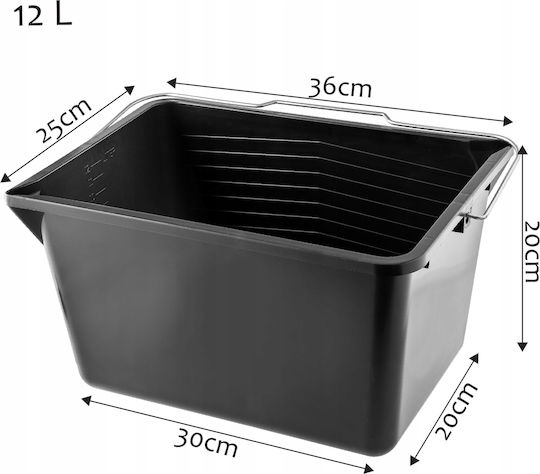 Kadax Anrührbecher 3Stück Black