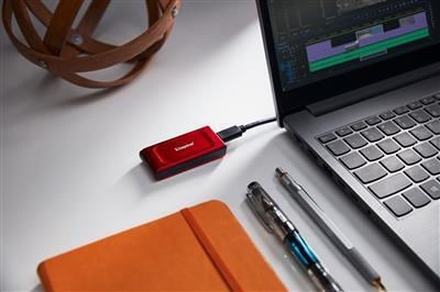Kingston XS1000 USB-C External 1.8" SSD 1TB Red