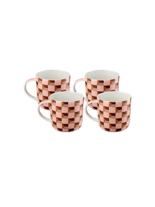 Maxwell & Williams Mug Ceramic Orange 480ml 4pcs