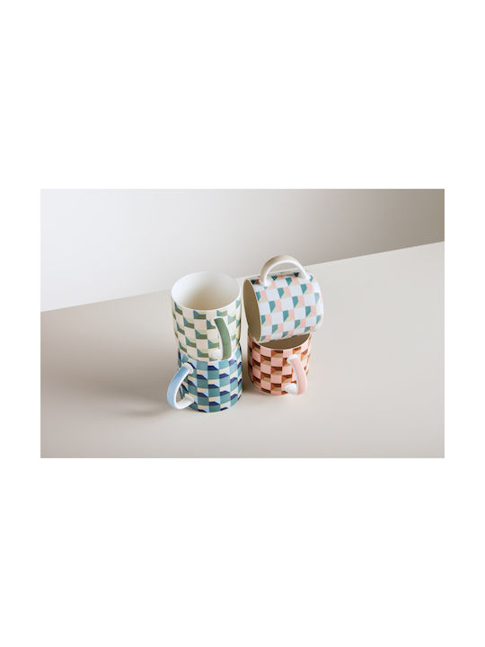 Maxwell & Williams Mug Ceramic Orange 480ml 4pcs