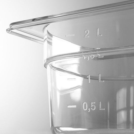 Hendi Σκεύος Gastronorm Πολυκαρμπονικό GN1/6 με Βάθος 100mm