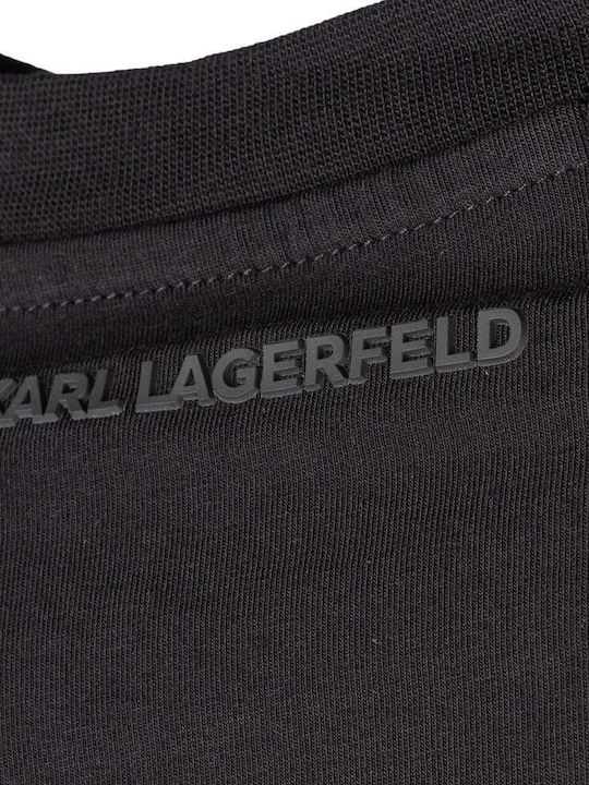 Karl Lagerfeld Herren Langarmshirt BLACK