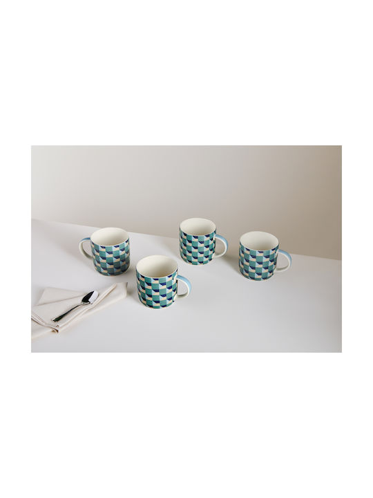 Maxwell & Williams Navy Mug Ceramic 480ml 4pcs