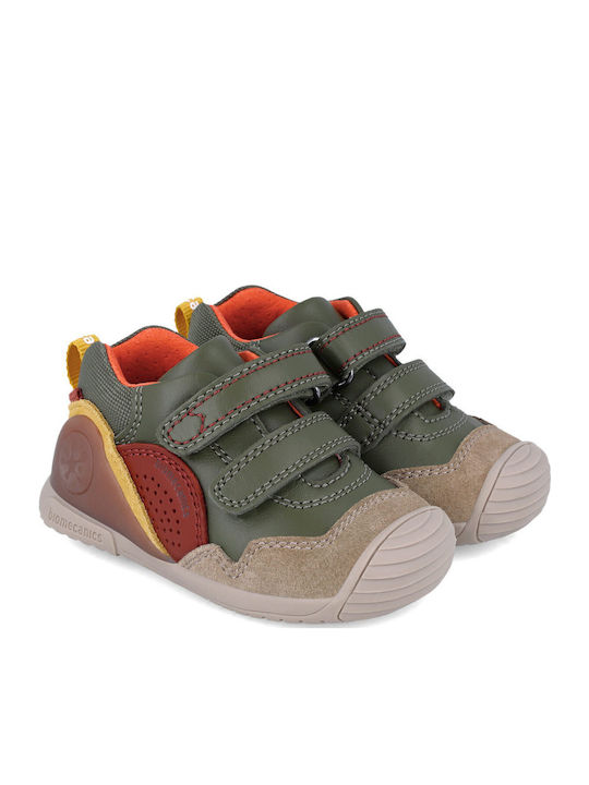 Kids Sneakers High with Scratch Green