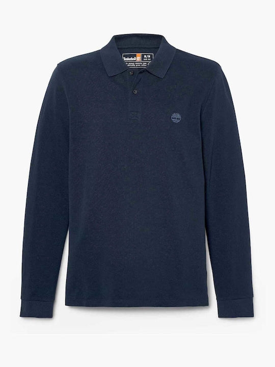 Timberland Men's Long Sleeve Blouse Navy Blue