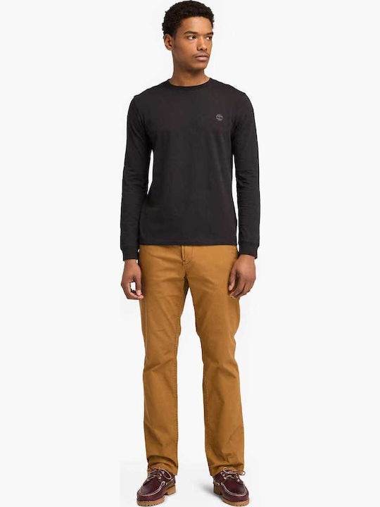 Dunstan River Long Sleeve Black Blouse